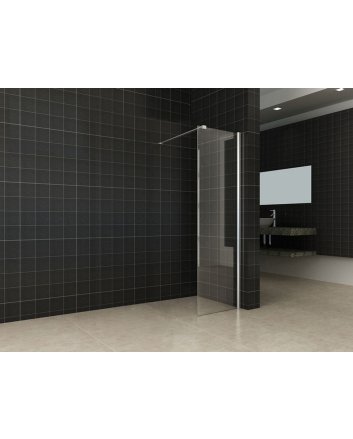 Comfort inloopdouche 500 x 2000 x 10 mm nano helder glas/chroom