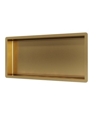 BRAUER Inbouwnis 600x300 mm goud geborsteld PVD