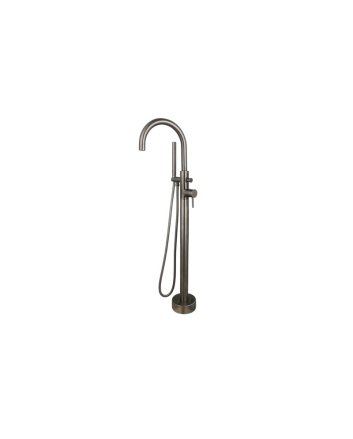 Sani DeLuxe Badmengkraan vrijstaand rond Gun Metal
