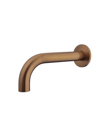 inbouw-uitloop rond 20cm 1/2'' geborsteld brons koper