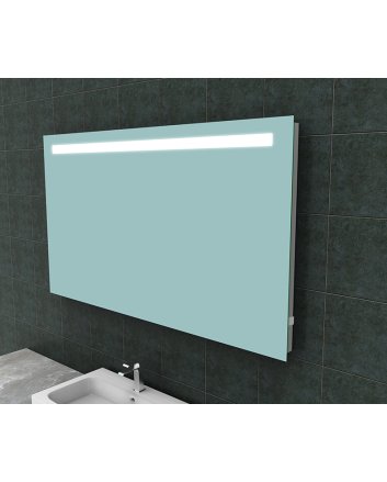 Tigris spiegel rechthoek met LED en stopcontact 140 x 80 cm