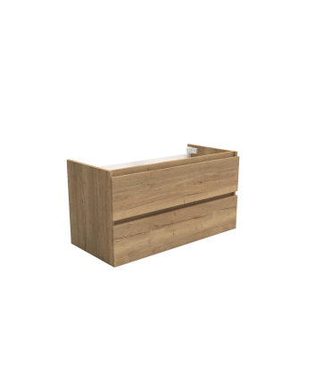 Sani DeLuxe Trendline basic onderkast met greeplijst in korpus kleur 100 Natural Oak