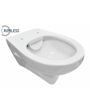 Trevi wandcloset rimless glans wit