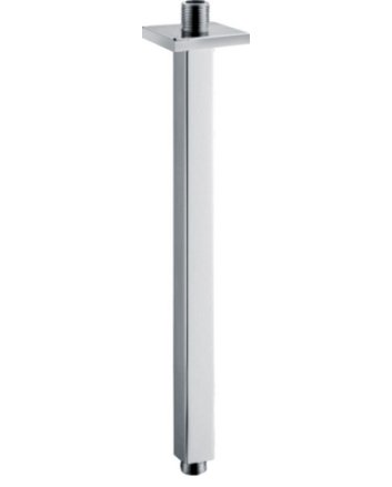 Rombo douchearm met plafondbevestiging 30 cm chroom
