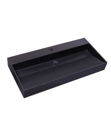 Sani DeLuxe Wastafel Quartz Trend 100, zonder kraangat