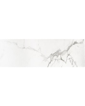 Emigres Dec enzo wandtegel hoogglans 30x90 blanco