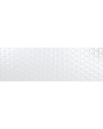 Emigres Dec pure wandtegel hoogglans 40x120 blanco