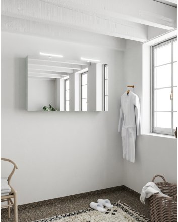Mondiaz Cubb spiegelkast 120x70x16cm kleur greey met 2 deuren