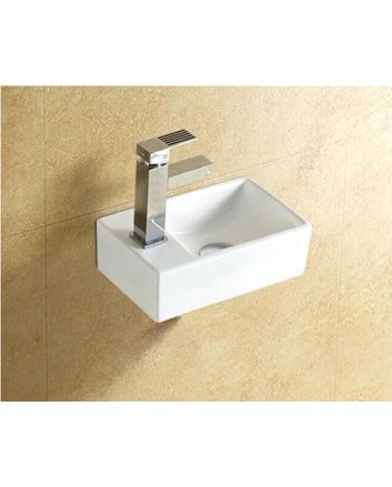 Sani DeLuxe Fonteinset Keramiek New Wonder 30x18,5x9,5 cm, rechts