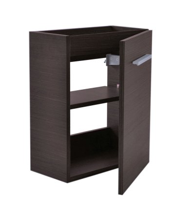 fonteinkast tbv HS fonteintje l/r 1 deur 40x21 houtnerf grijs