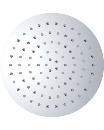 UFO Luxe hoofddouche rond 200mm Ultra plat chroom