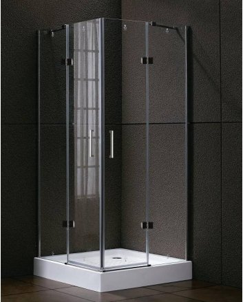 Sani DeLuxe Douchecabine vierkant hoekinstap 90