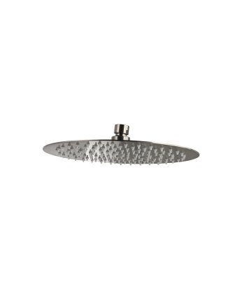 Sani DeLuxe Hoofddouchekop ultra thin Gun Metal rond 30 cm