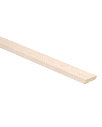 Plakplint eik licht beige | 2.4 meter