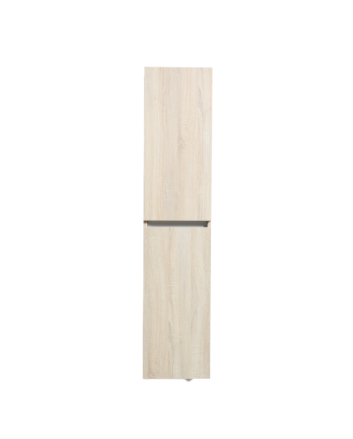 Sani DeLuxe Trendline basic kolomkast met greeplijst aluminium Light Wood
