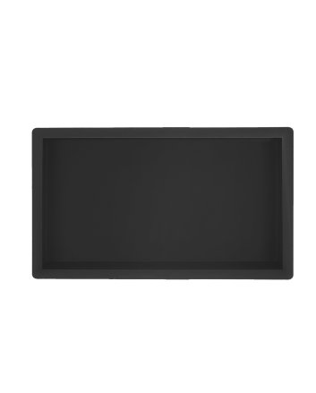 Demis inbouwnis 30 x 60 x 7 cm mat zwart