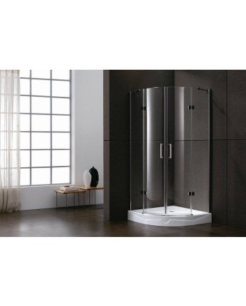 Sani DeLuxe Douchecabine kwartrond 2 deuren 100