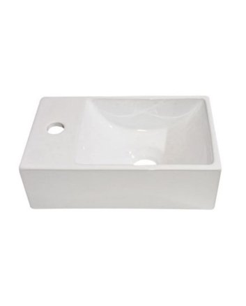 Sani DeLuxe Fontein Keramiek New Wonder 30x18,5x9,5 cm, rechts