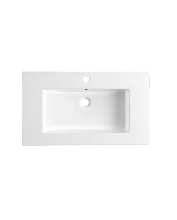 Sani DeLuxe Wastafel Keramiek Classic 60, met een kraangat