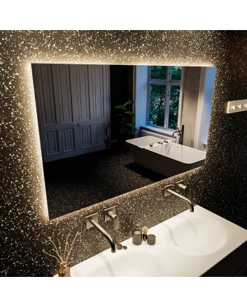 Mondiaz Bright spiegel 70x100cm Rechthoek met LED verlichting