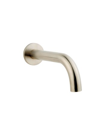 inbouw-uitloop rond 20cm 1/2'' geborsteld staal
