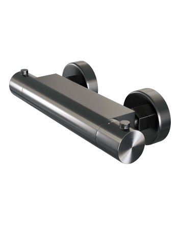 BRAUER Gunmetal Edition opbouw douche thermostaatkraan gunmetal geborsteld PVD