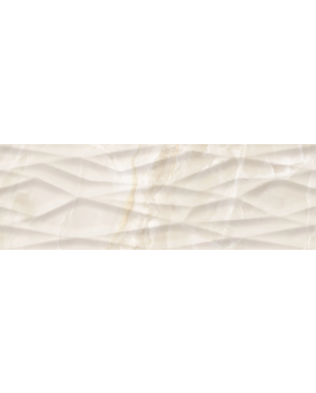 Cicogres Fame hoogglans wandtegel 20x60 curve cream