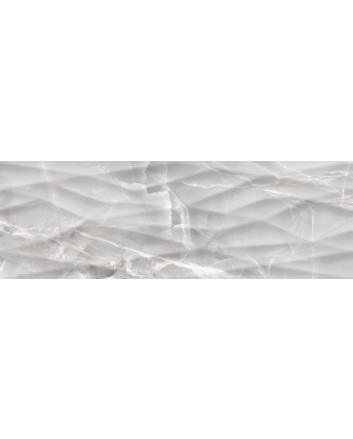 Cicogres Fame hoogglans wandtegel 20x60 curve grey