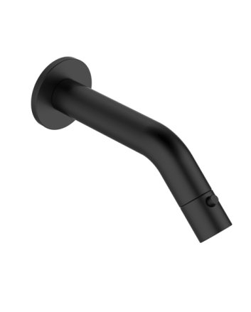 Metro fonteinkraan met muurbevestiging 1/2" mat zwart