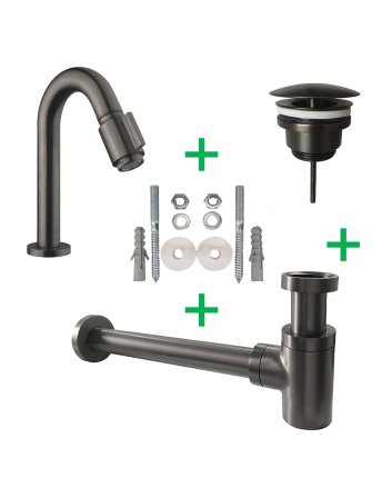 Caral Victoria fonteinkraanset gunmetal