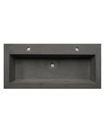 Sani DeLuxe Wastafel Trend Beton 100, met een kraangat