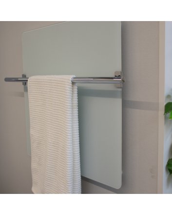 BSXL handdoekenrek 300 mm voor radiatoren zij-bevestiging chroom