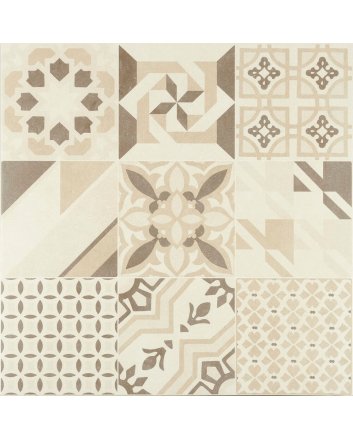 Emigres Hidra neutral wandtegel satijn 60x60 beige