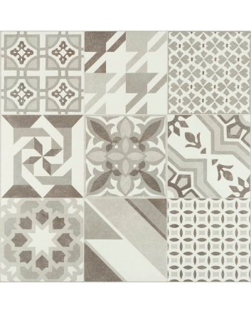Emigres Hidra neutral wandtegel satijn 60x60 gris