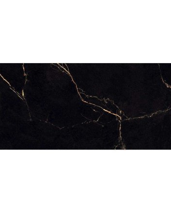 Qua Lave Dore 60x120 - Hoogglans Goud Zwart Marmer tegel