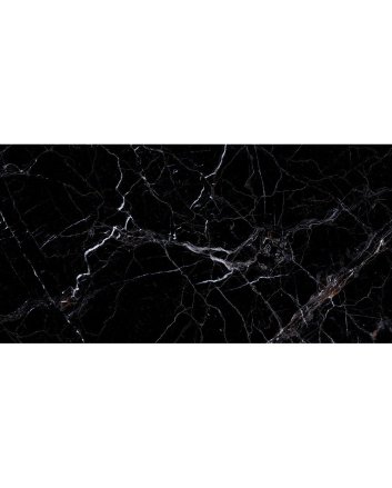Qua Aquiver 60x120 - Hoogglans Black Marmer tegel