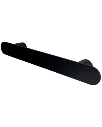 BSXL magnetisch 460 mm handdoekenrek voor radiatoren rond – Zwart