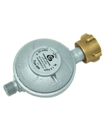 Flesontspanner 37 mbar, debiet 1,5 kg/u, moeraansluiting voor slang