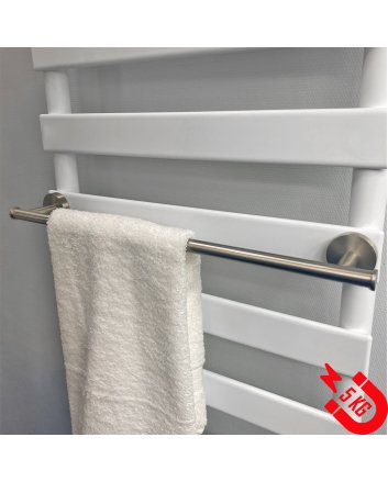 BSXL Magneet-line Geborsteld RVS – Magnetische 510 mm handdoekhouder