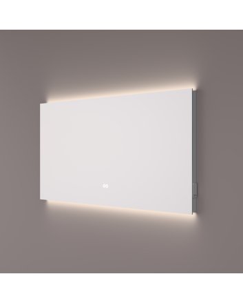 Hipp Design LED spiegel 140x70cm met indirecte verlichting boven en onder, spiegelverwarming, touchdimmer, kleurenwissel en 2 stopcontacten