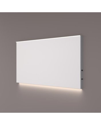 Hipp Design LED spiegel 160x70cm met 45 graden bovenverlichting, indirecte onderverlichting, spiegelverwarming en touchdimmer