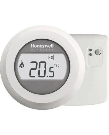 Honeywell Round Draadloos Aan/Uit Thermostaat Pakket