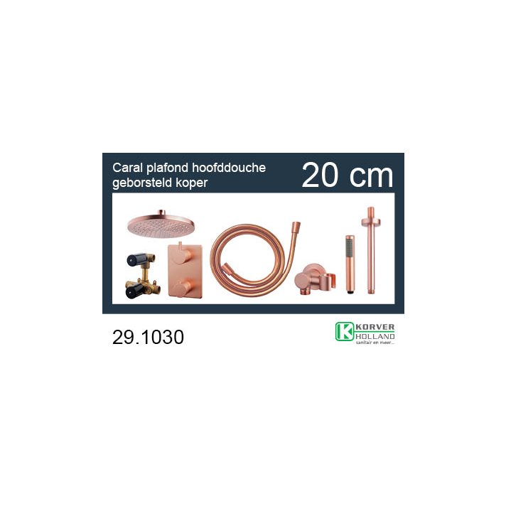 one-pack inbouwthermostaatset rond type 501 GK (20cm)