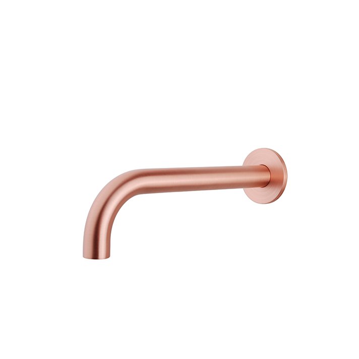 inbouw-uitloop rond 25cm 1/2'' geborsteld koper