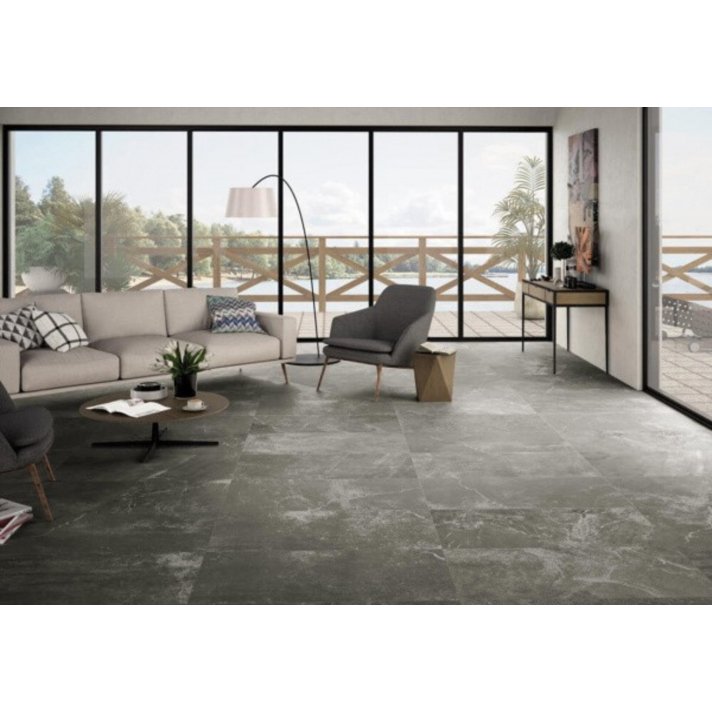 Alaplana Amalfi vloertegel mat 60x120 Antracita
