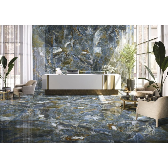 Aurum hoogglans vloertegel-120x120-Blue