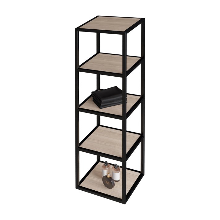 Eco Elegance Sharp Kolomkast (30x35x135cm) - Hazelnoot