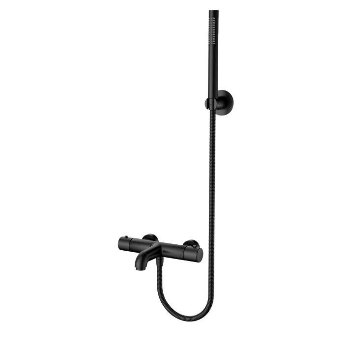 Eco Elegance Thermostatische Bad/Douchekraan - Mat Zwart