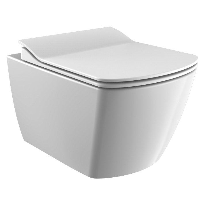 Hunk & Müeller Design Ophang Wc Wit Zonder Sproeier(Bidet)