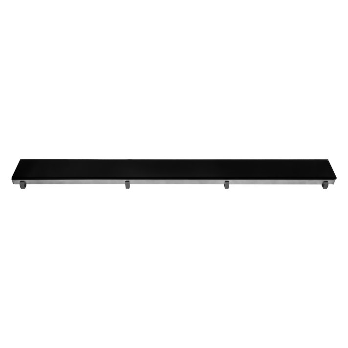 Eco Elegance Glasrooster Douchegoot Zwart 100cm
